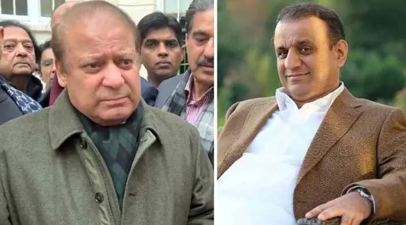 Nawaz Sharif with Aleem Khan