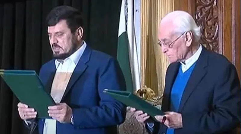 chief minister kp azam khan oath