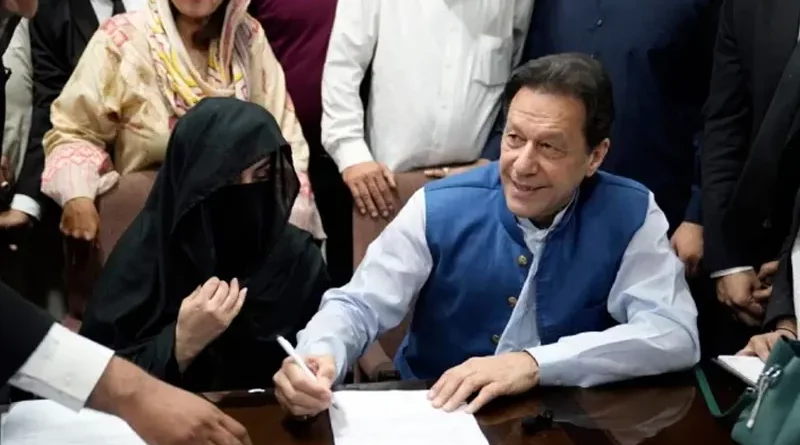 Imran Khan and Bushra Bi Bi