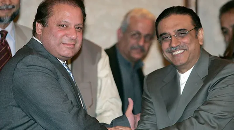 Nawaz Sharif and Zardari