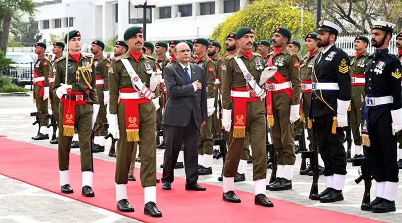 Asif Zardari Guard of honor