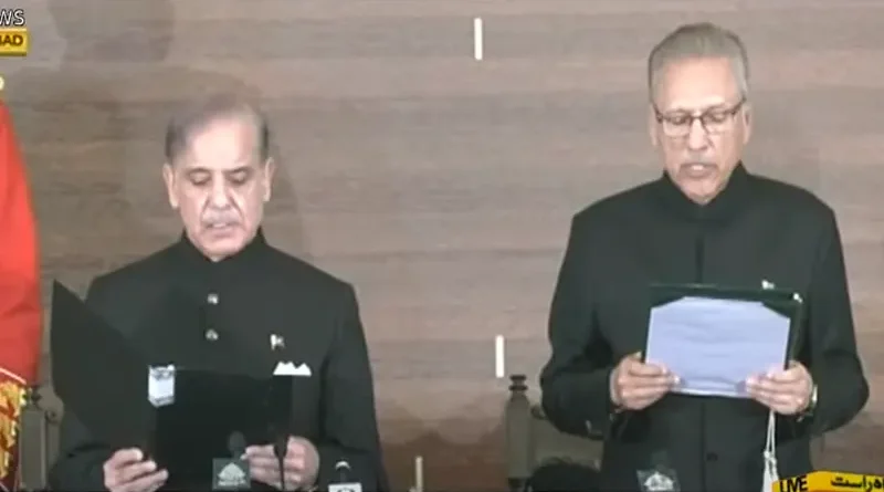 Shehbaz Sharif take oath