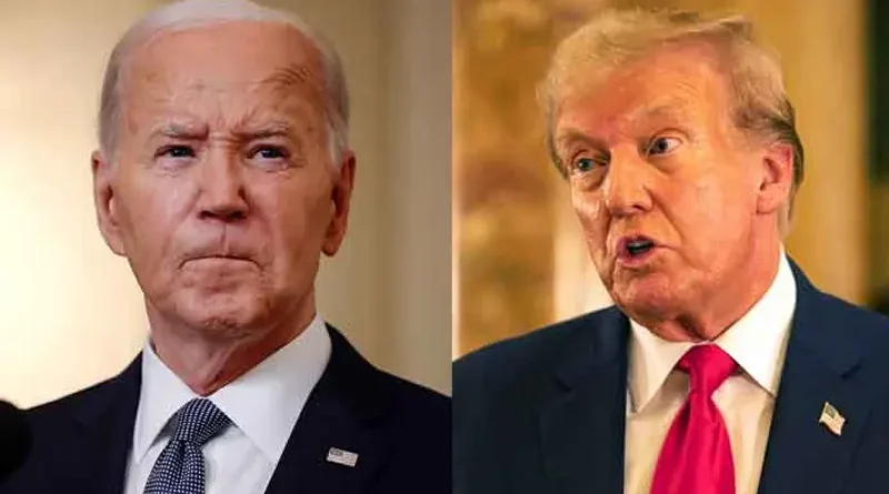 Donald Trump and Joe Biden