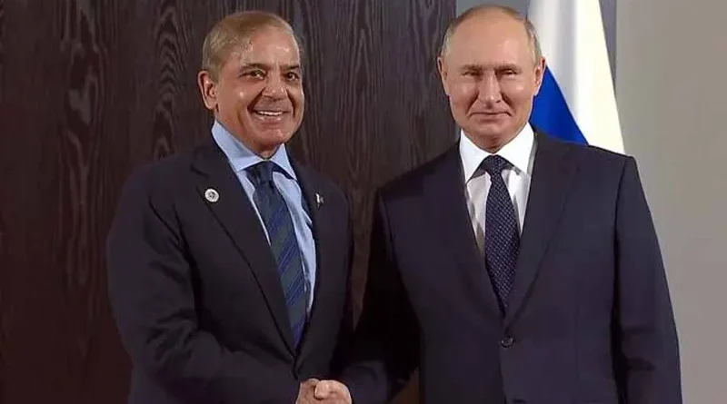 Shehbaz Sharif and Putin