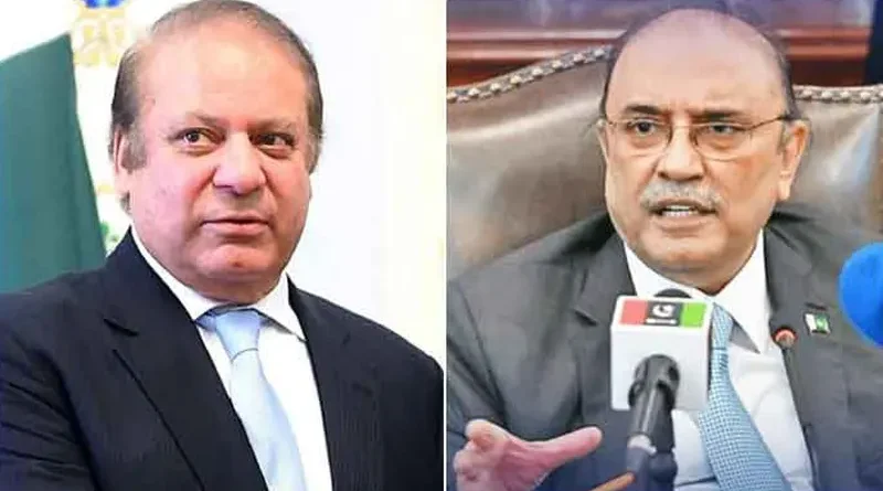 Nawaz Sharif and Asif Zardari