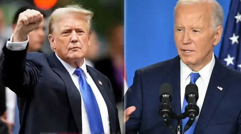 Donald Trump and Joe Biden