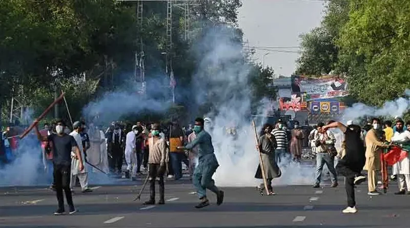 PTI Protestors